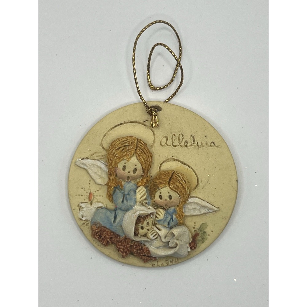 La Berge 93 Alleluia Christmas Tree Ornament Vintage